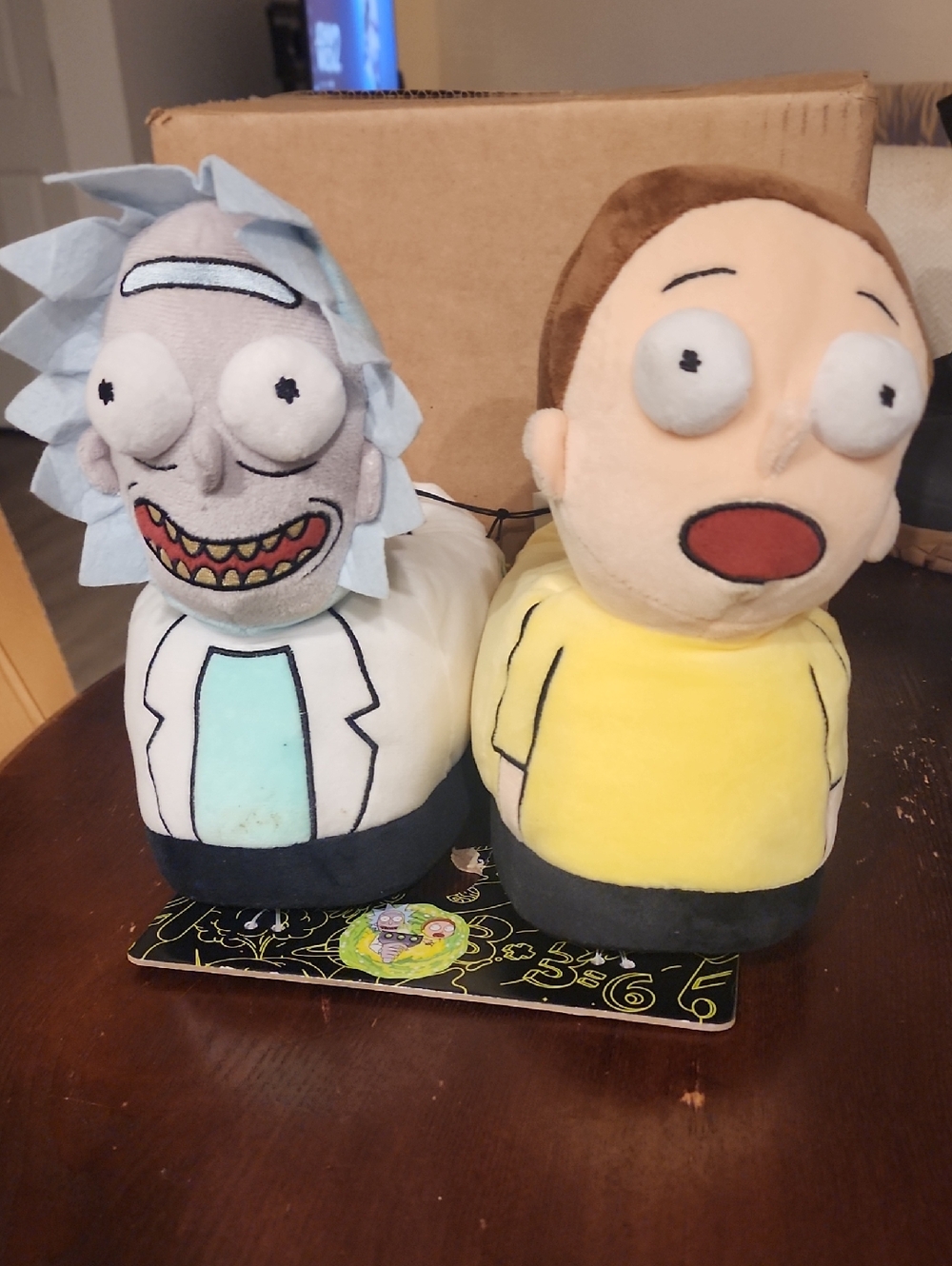 Rick and Morty Plush Pair - Gray, Yellow
